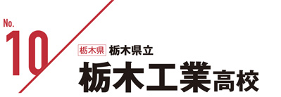 No.10栃木県立栃木工業高校